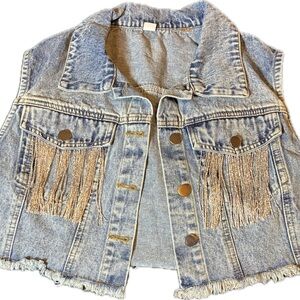 2 Fringed Vest Size M
